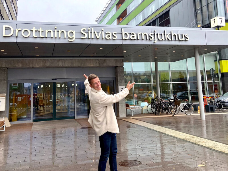 Pontus Wernbloom startar insamling för barnen - Barnsjukhuset.