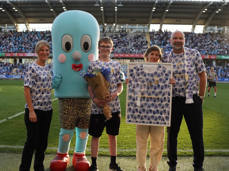 Över 400 000 kronor med IFK Göteborg - Barnsjukhuset.