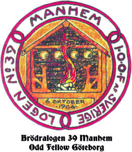 Odd Fellow loge 39 Manhem - Barnsjukhuset.